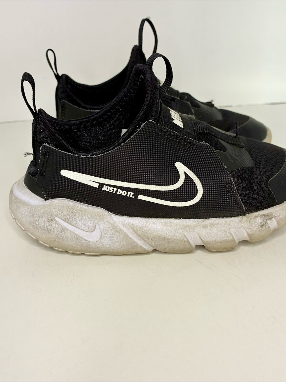 Nike Toddler Flex Runner 2 Black White - DJ6039-002 Size 9C Unisex